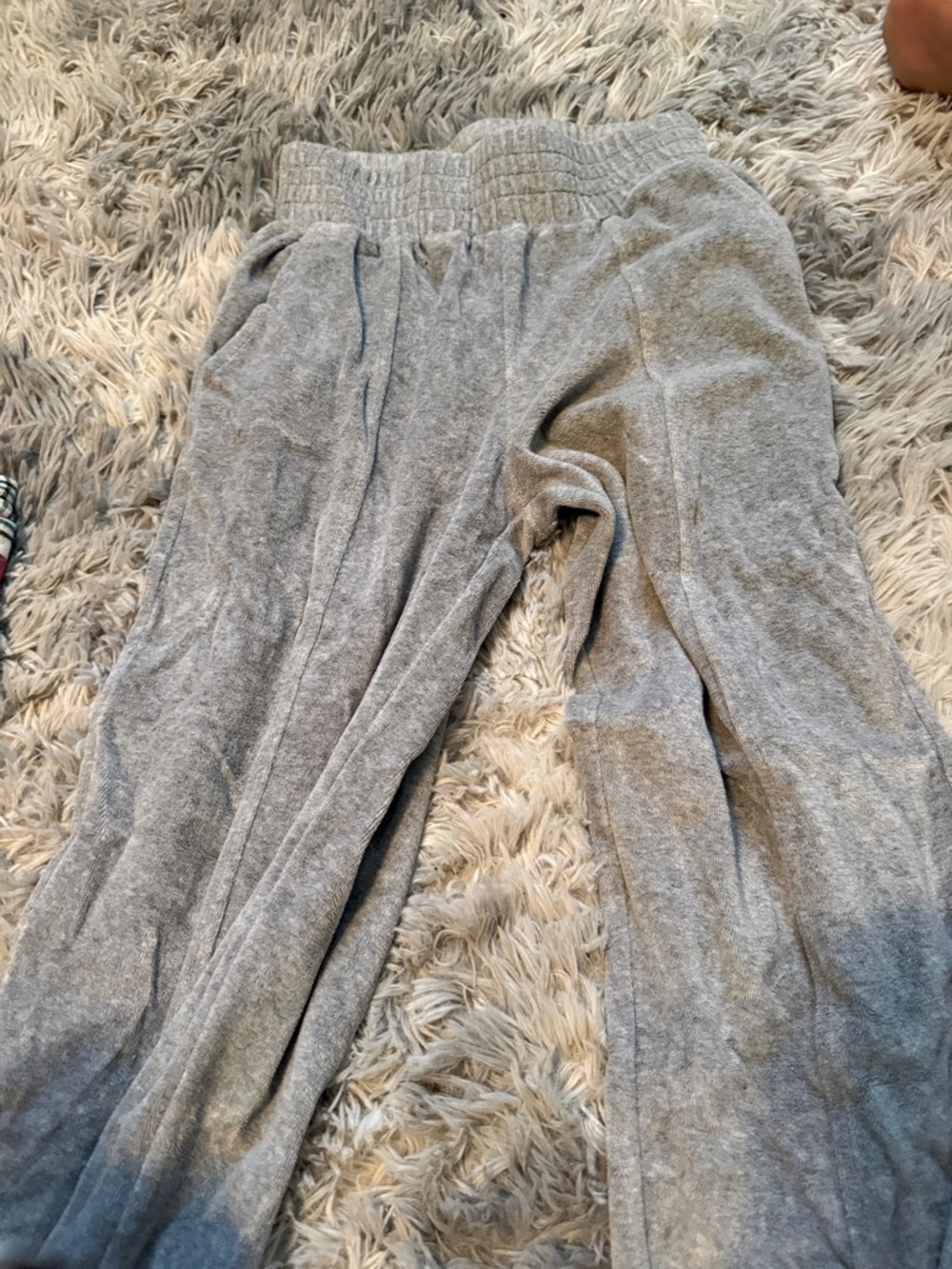 Vanilla Star  Gray Knit Lounge Pants - Soft Elastic Waist